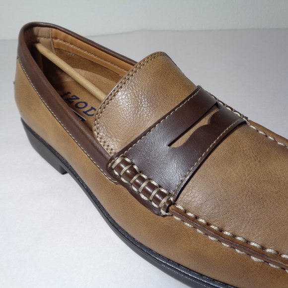 IZOD Size 7.5 M EDMUND 2 Tan Brown New Loafers main image 15
